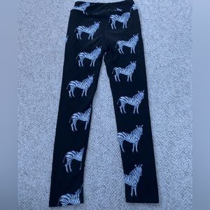 Lularoe Kids Zebra Leggings
